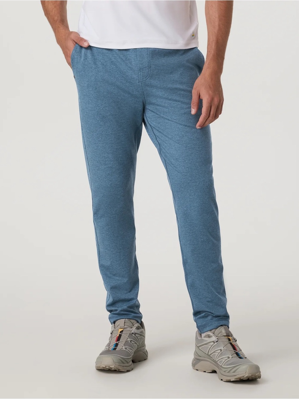 NEW Vuori Coronado Sweatpant in Pool Blue Heather